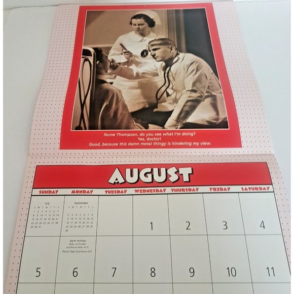 2007 NURSES Calendar Andrews Mcmeel Publishing RARE A Year's Dose of Humor - Picture 6 of 11